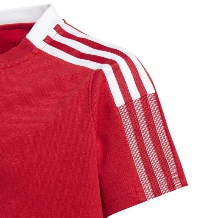 Vaikiški polo marškinėliai adidas Tiro 21, raudoni