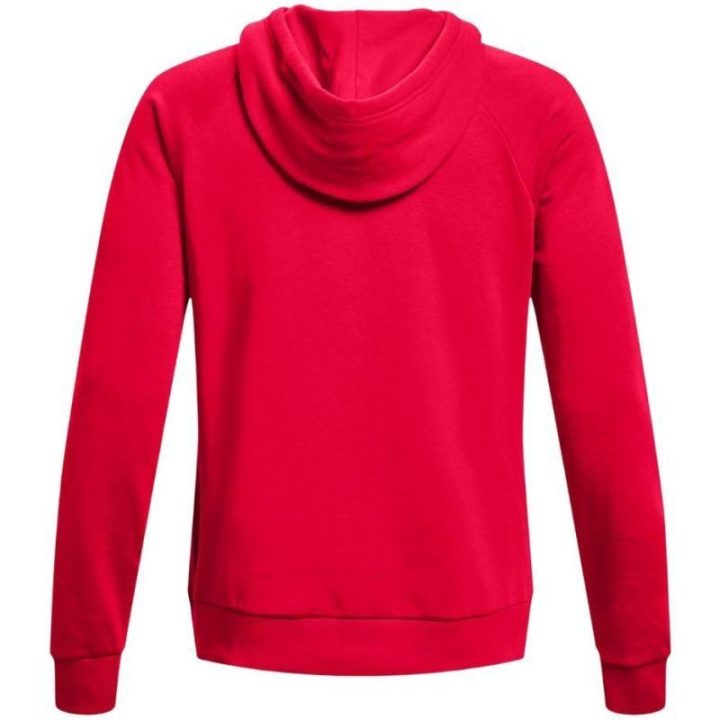 Vyriškas džemperis su gobtuvu Under Armour Rival Fleece, raudonas