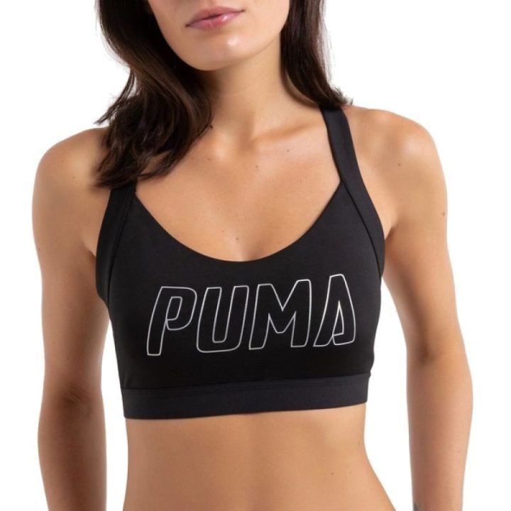 Sportinė liemenėlė su reguliuojama apimtimi Puma Drycell, juoda