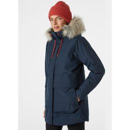 Moteriška pašiltinta striukė Helly Hansen Coastal Parka, tamsiai mėlyna