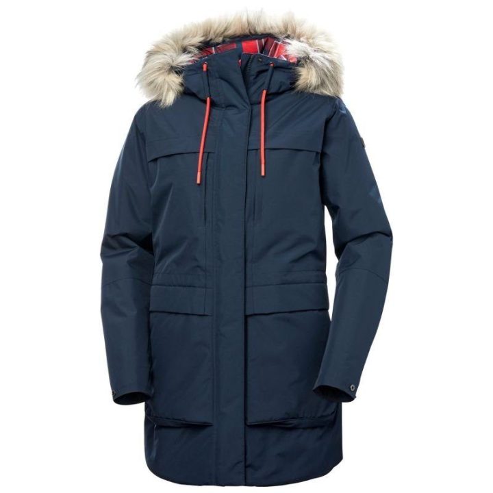 Moteriška pašiltinta striukė Helly Hansen Coastal Parka, tamsiai mėlyna