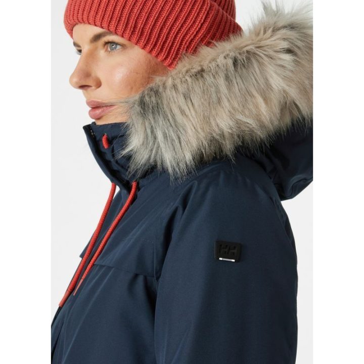Moteriška pašiltinta striukė Helly Hansen Coastal Parka, tamsiai mėlyna