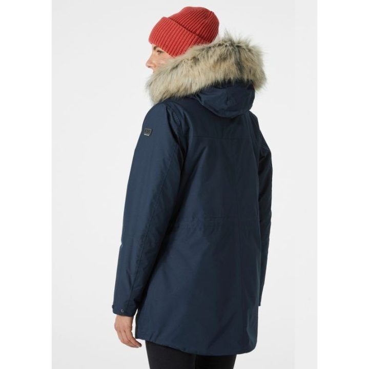 Moteriška pašiltinta striukė Helly Hansen Coastal Parka, tamsiai mėlyna