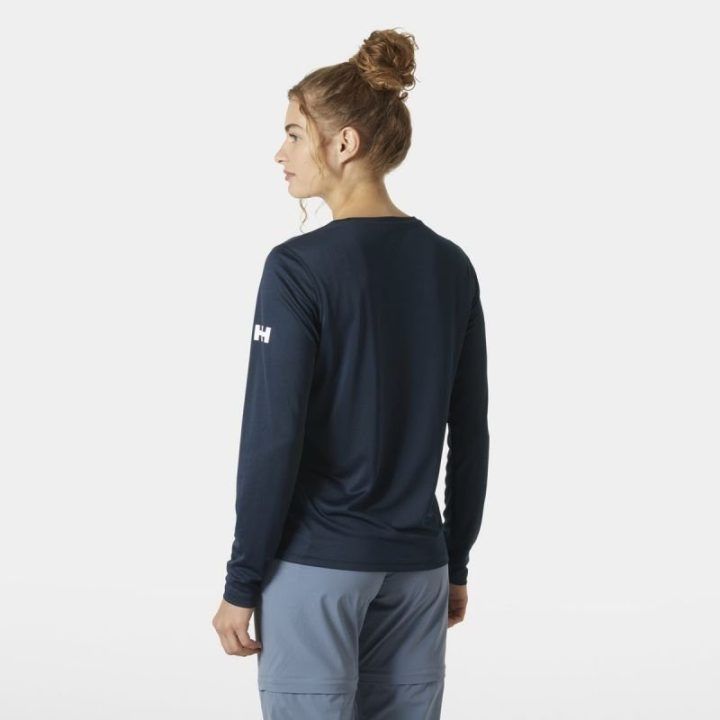Moteriški marškinėliai ilgomis rankovėmis Helly Hansen HH Tech Crew LS 2.0