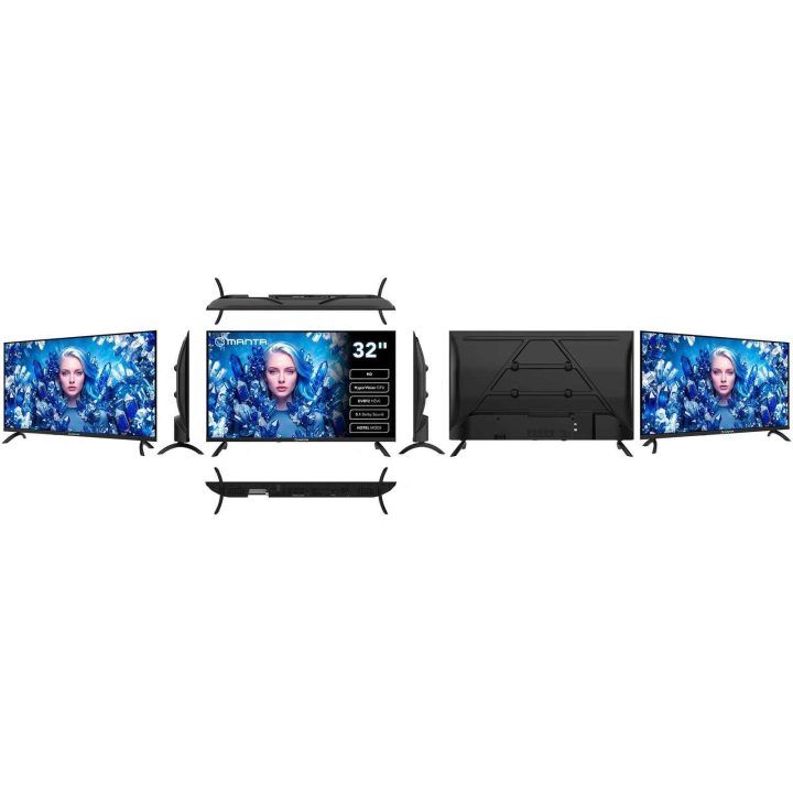 HD LED televizorius su DVB-T2 imtuvu Manta MATV002LHN32, 32 colių