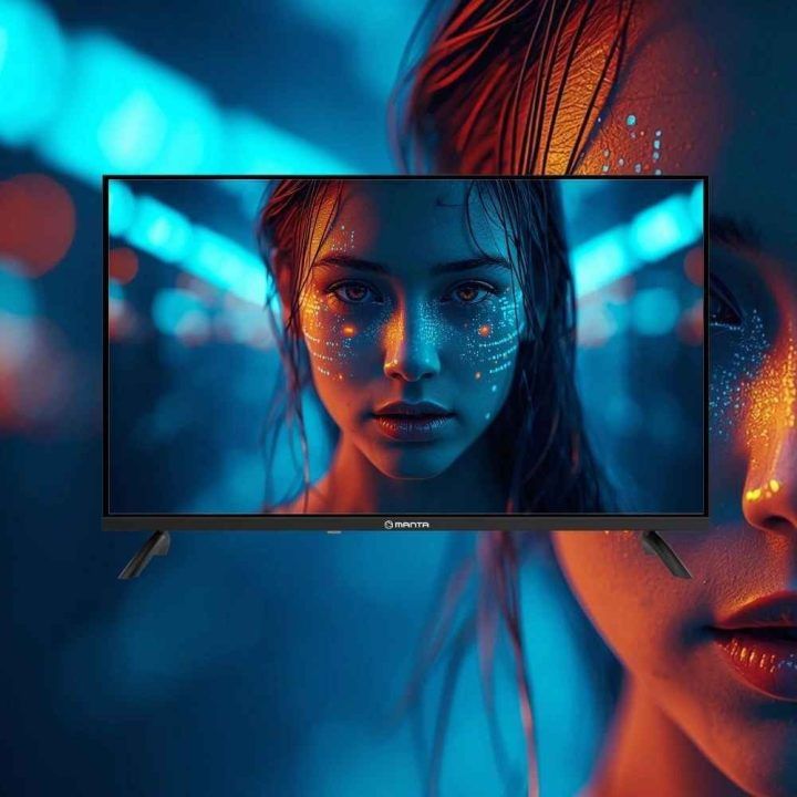 HD LED televizorius su DVB-T2 imtuvu Manta MATV002LHN32, 32 colių