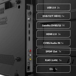 50 colių 4K UHD išmanusis televizorius Manta MATV002LUV50