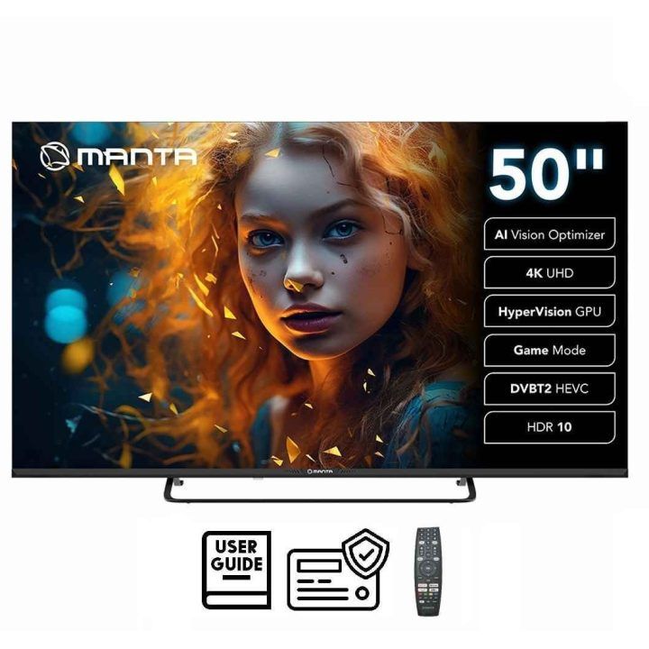 50 colių 4K UHD išmanusis televizorius Manta MATV002LUV50