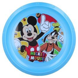 Lėkštė desertui Mickey Mouse, mėlyna
