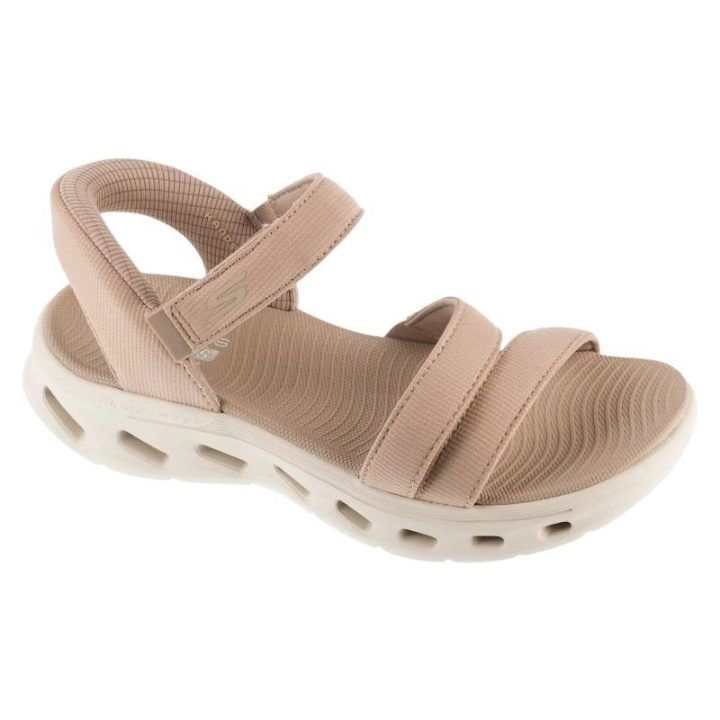 Moteriškos basutės Skechers GO Walk Glide-Step 2.0, smėlio