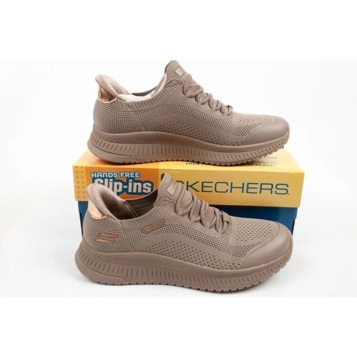 Moteriški įspiriami laisvalaikio batai Skechers BOBS Squad 4 Slip-Ins