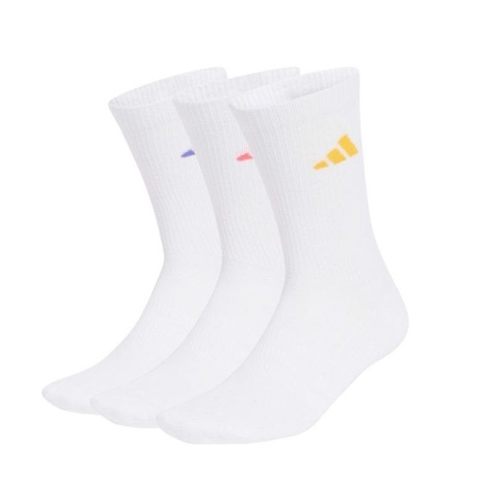 Sportinės kojinės adidas Cushioned Sportswear Crew, baltos, 3 poros