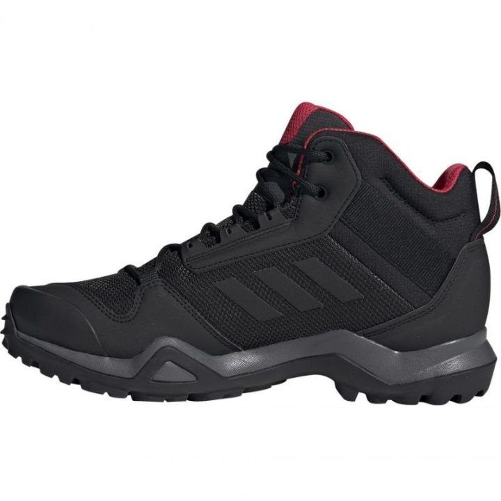 Moteriški žygio batai adidas Terrex AX3 Mid GTX, juodi
