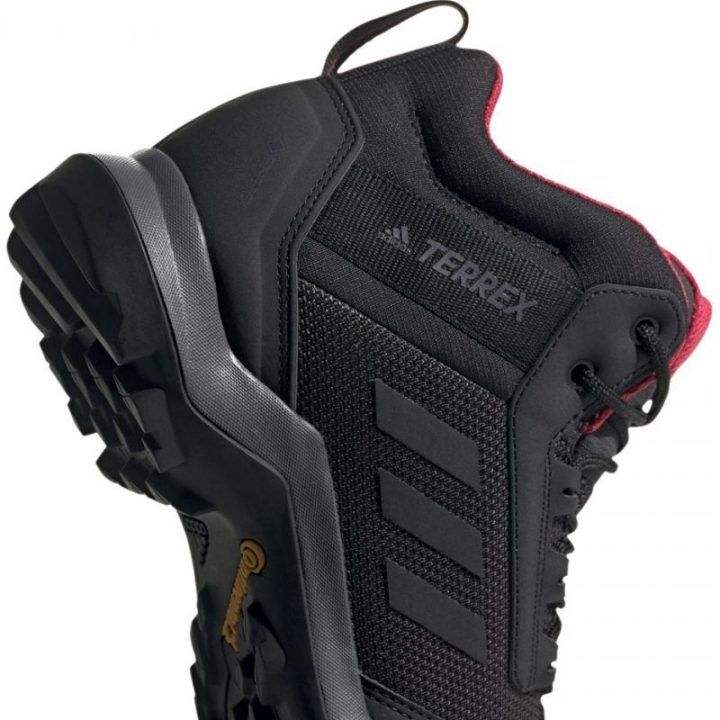 Moteriški žygio batai adidas Terrex AX3 Mid GTX, juodi
