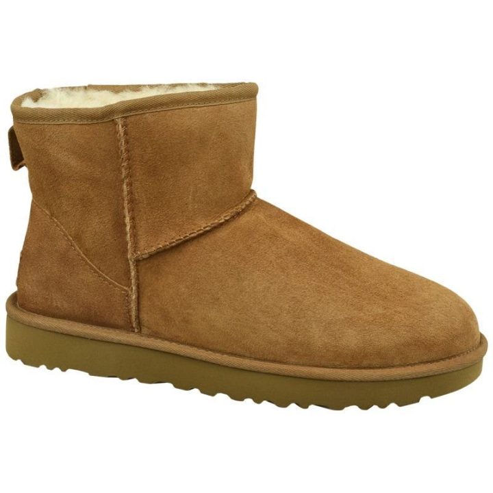Moteriški odiniai žieminiai aulinukai UGG Classic Mini II, rudi
