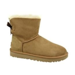 Moteriški odiniai žieminiai aulinukai UGG Mini Bailey Bow II, rudi