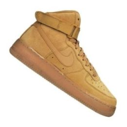 Vaikiški sportbačiai aukštu auliuku Nike Air Force 1 High LV8, rudi