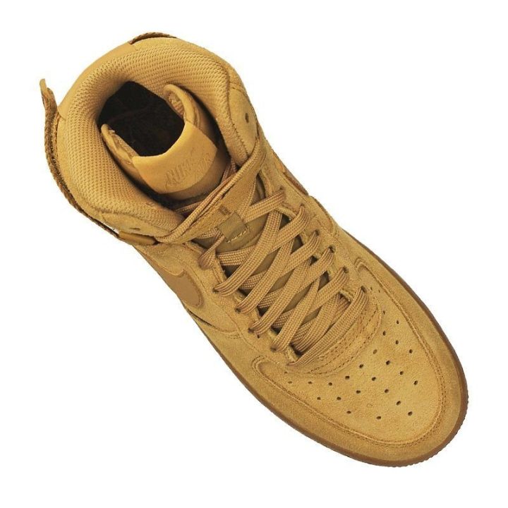 Vaikiški sportbačiai aukštu auliuku Nike Air Force 1 High LV8, rudi