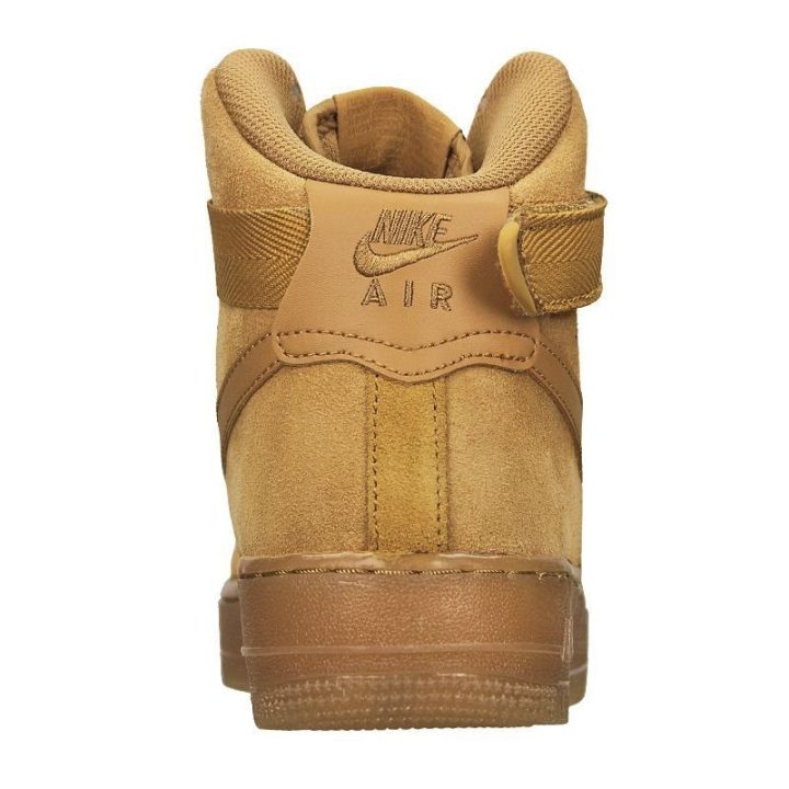 Vaikiški sportbačiai aukštu auliuku Nike Air Force 1 High LV8, rudi