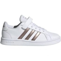 Vaikiški sportbačiai su lipuku adidas Grand Court C, balti