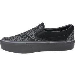 Moteriški įspiriami sportbačiai su platforma Vans 66 Classic, juodi