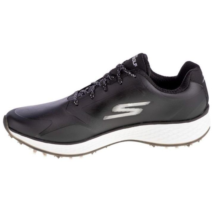 Moteriški žemo profilio golfo bateliai Skechers Go Golf Pro, juodi