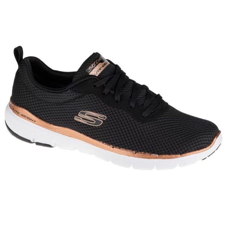 Moteriški tinkliniai sportbačiai Skechers Flex Appeal 3.0, juodi