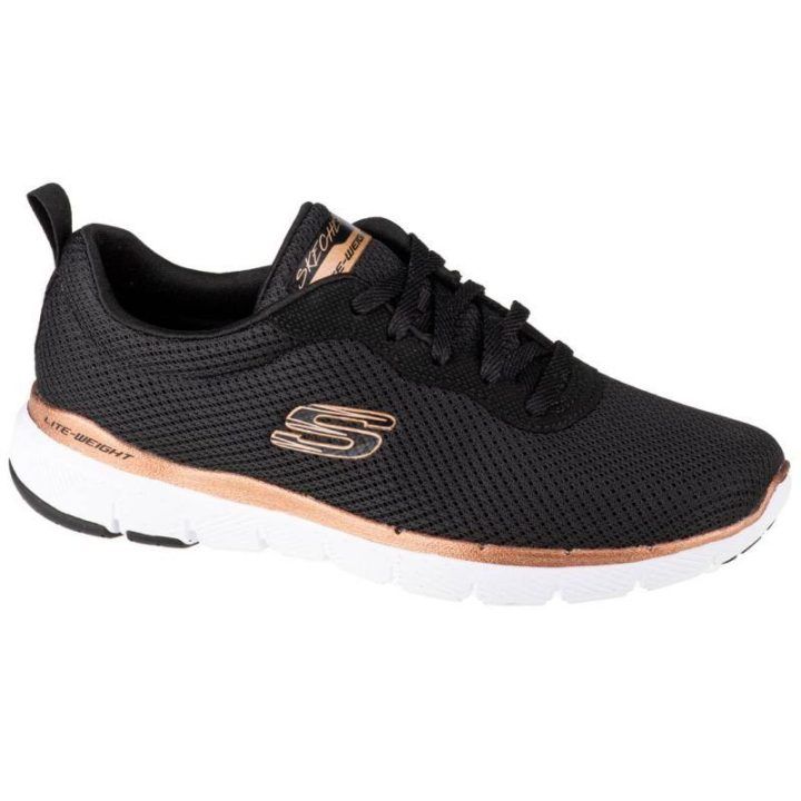 Moteriški tinkliniai sportbačiai Skechers Flex Appeal 3.0, juodi