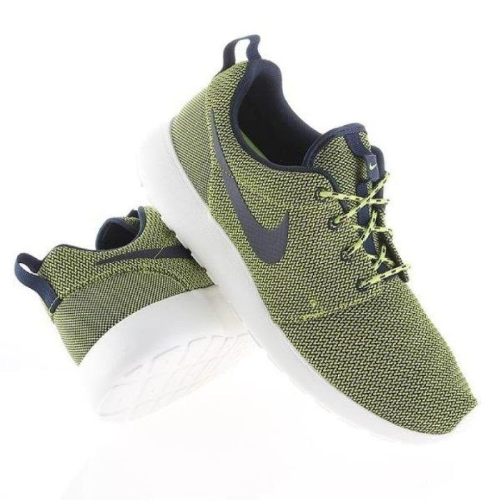 Moteriški sportbačiai su putplasčio amortizacija Nike Rosherun, žali