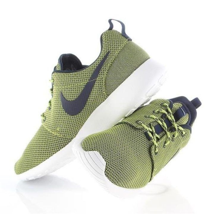 Moteriški sportbačiai su putplasčio amortizacija Nike Rosherun, žali