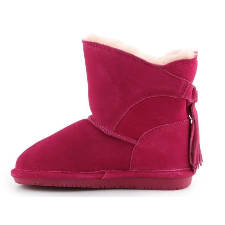 Vaikiški odiniai sniego batai su kailiuku Bearpaw Mia, rožiniai