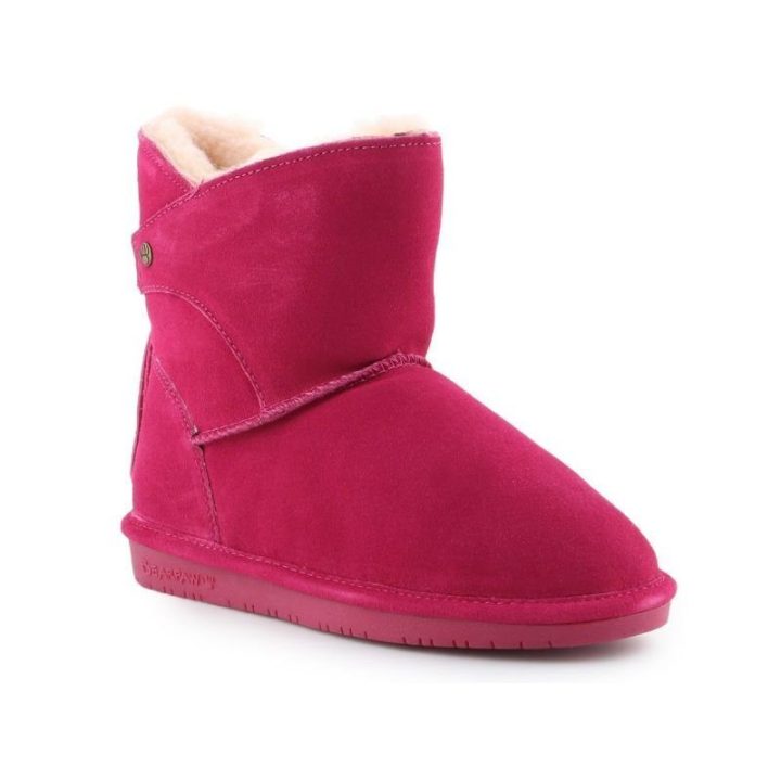 Vaikiški aulinukai su šiltu pamušalu Bearpaw, tamsiai rožiniai