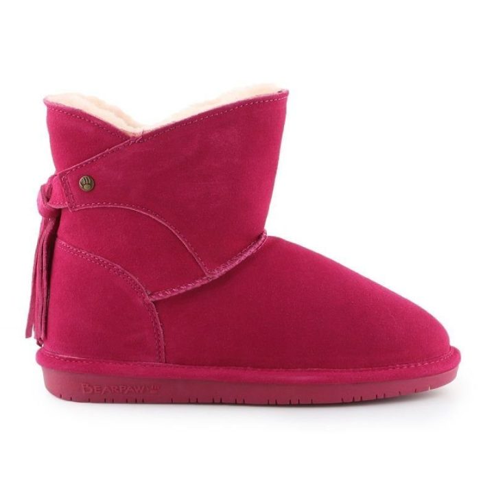 Vaikiški aulinukai su šiltu pamušalu Bearpaw, tamsiai rožiniai
