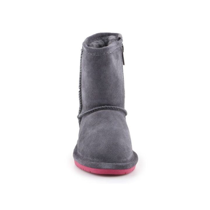 Vaikiški pašiltinti sniego batai su užtrauktuku Bearpaw Emma, pilki