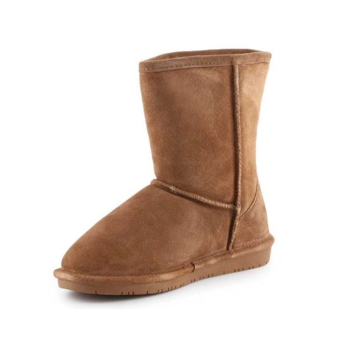 Vaikiški odiniai sniego batai Bearpaw Emma NeverWet, rudi