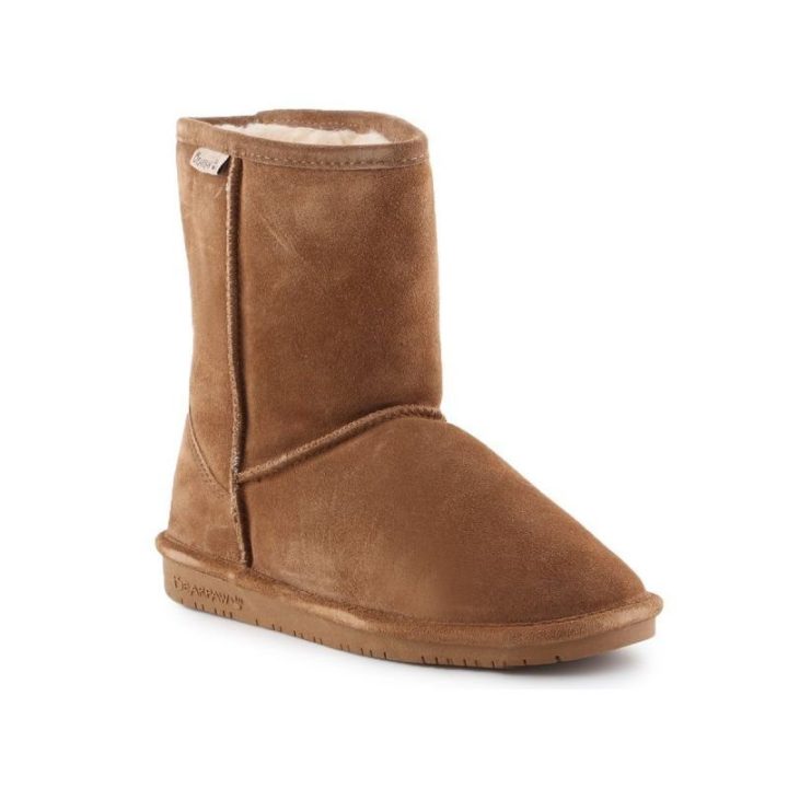 Vaikiški odiniai sniego batai Bearpaw Emma NeverWet, rudi