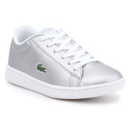 Vaikiški batai Lacoste Carnaby Evo, sidabro