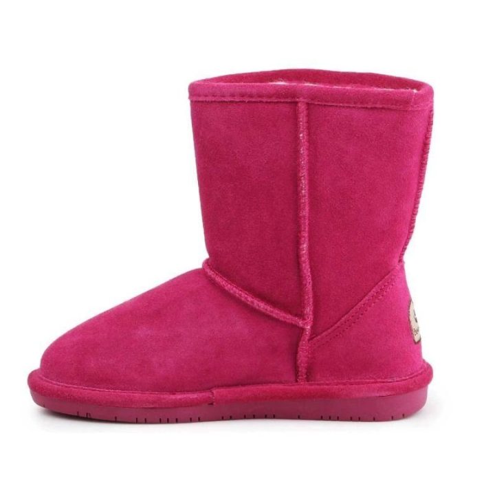 Žieminiai zomšiniai aulinukai mergaitėms Bearpaw, rožiniai
