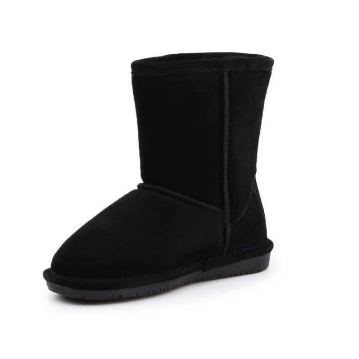 Vaikiški natūralios zomšos aulinukai Bearpaw NeverWet, juodi