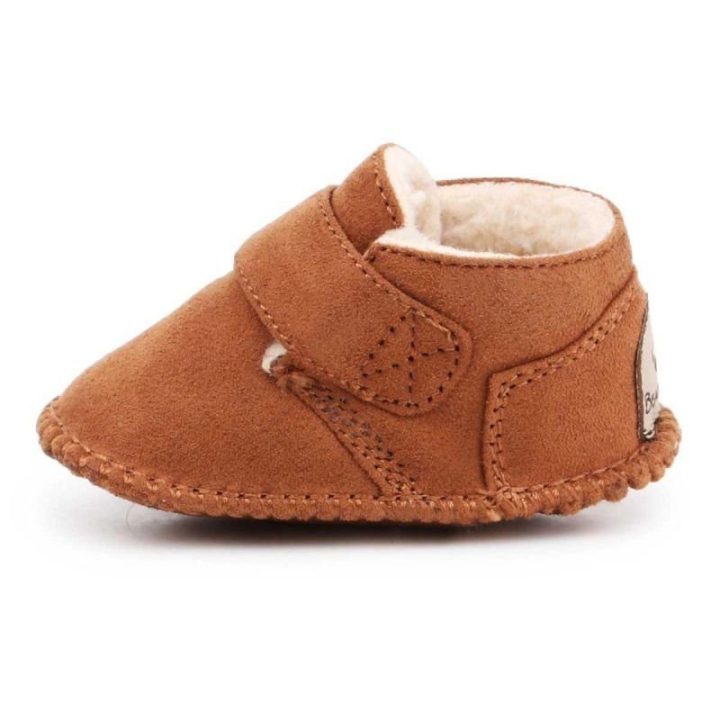Batukai kūdikiams su kailiuku Bearpaw, rudi