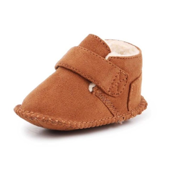 Batukai kūdikiams su kailiuku Bearpaw, rudi