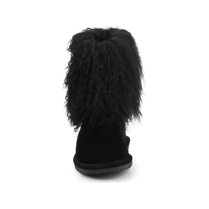 Vaikiški aukšti žieminiai batai Bearpaw Boo, juodi