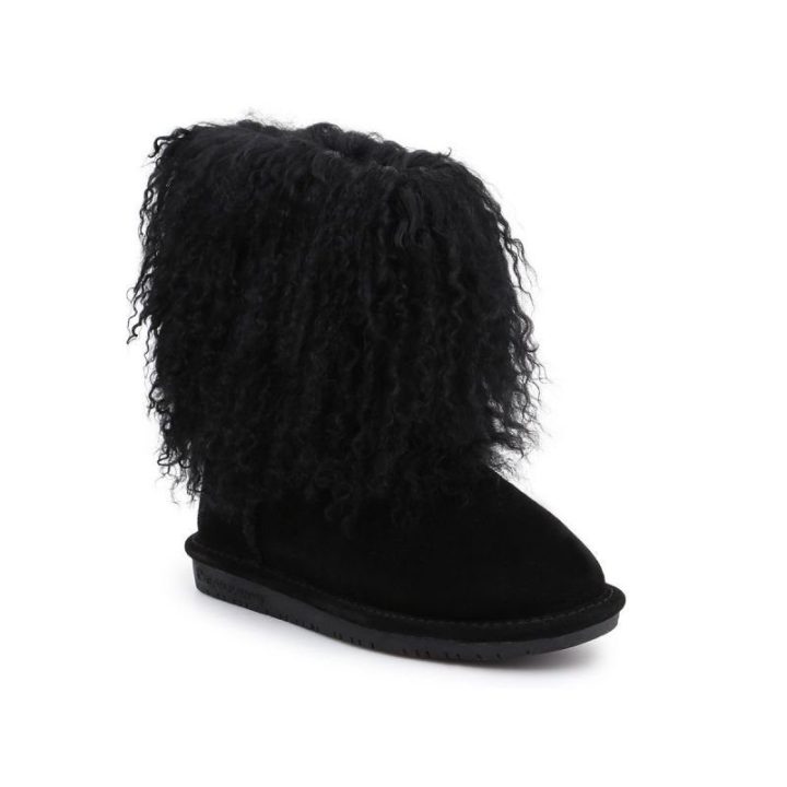 Vaikiški aukšti žieminiai batai Bearpaw Boo, juodi