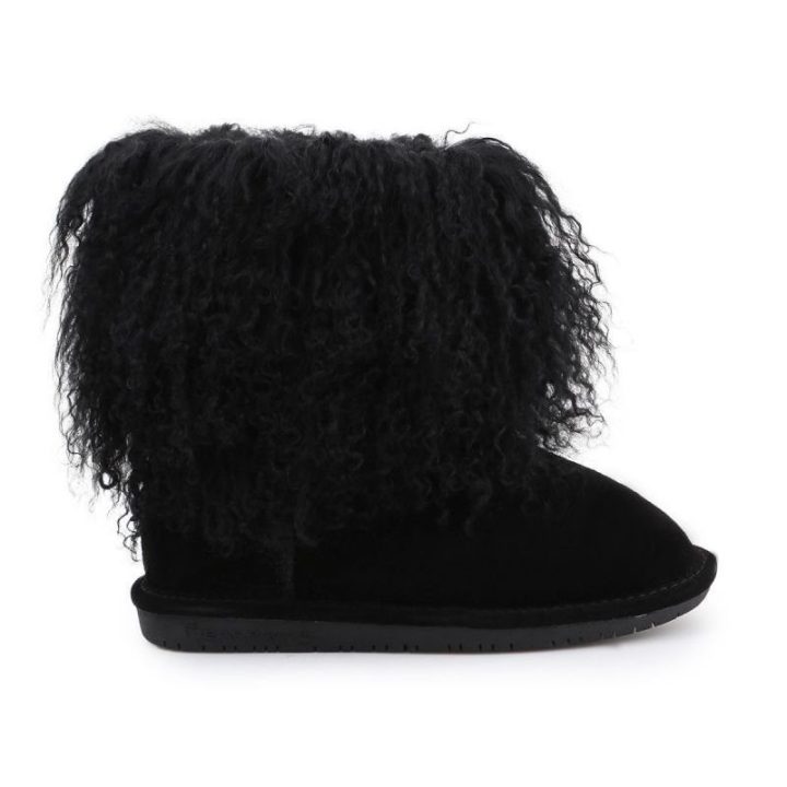 Vaikiški aukšti žieminiai batai Bearpaw Boo, juodi