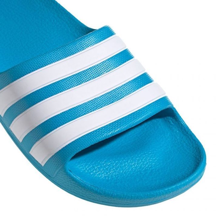 Vaikiškos šlepetės baseinui ir dušui adidas Adilette Aqua, mėlynos