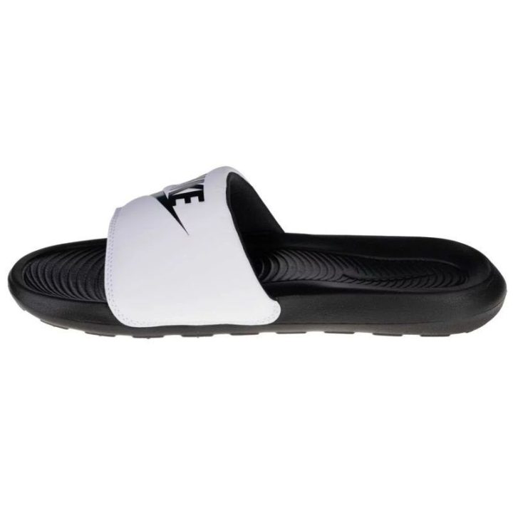 Moteriškos šlepetės baseinui Nike Victori One, baltos