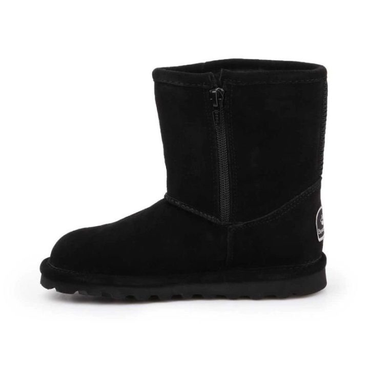 Vaikiški žieminiai batai su užtrauktuku Bearpaw Elle, juodi