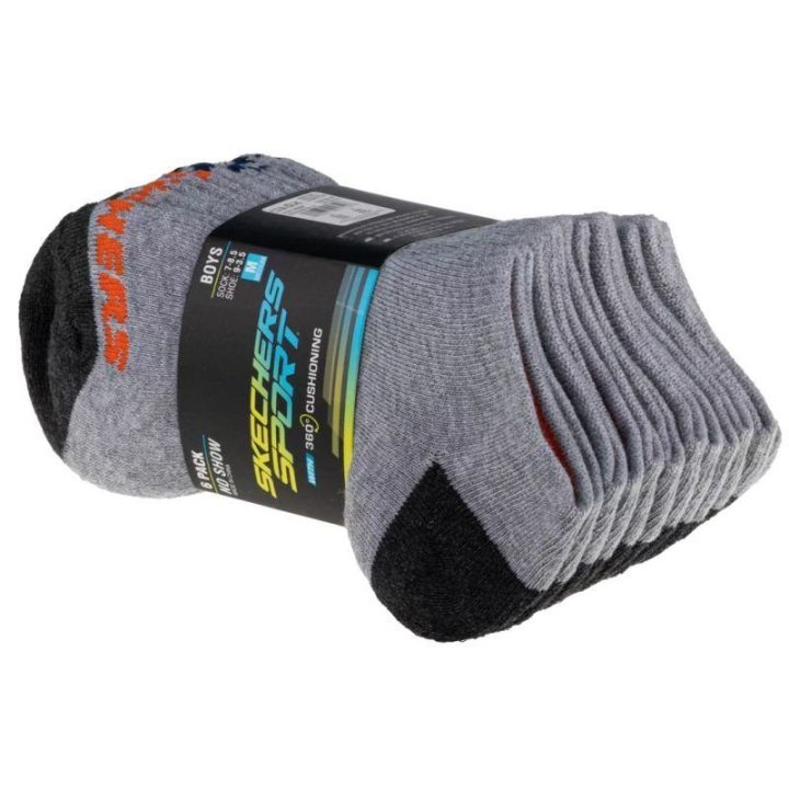Kojinių-pėdučių komplektas berniukams Skechers, 6 poros