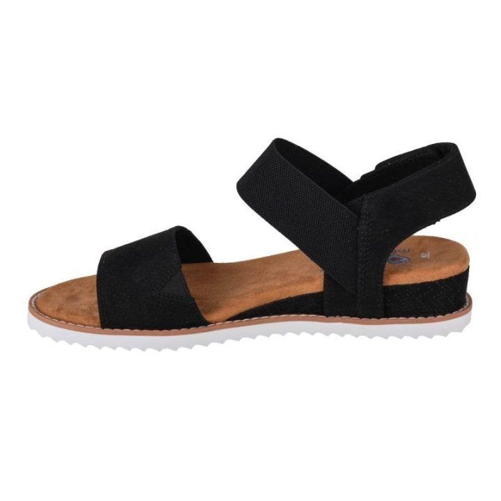 Moteriškos basutės su lipukais Skechers Desert Kiss, juodos
