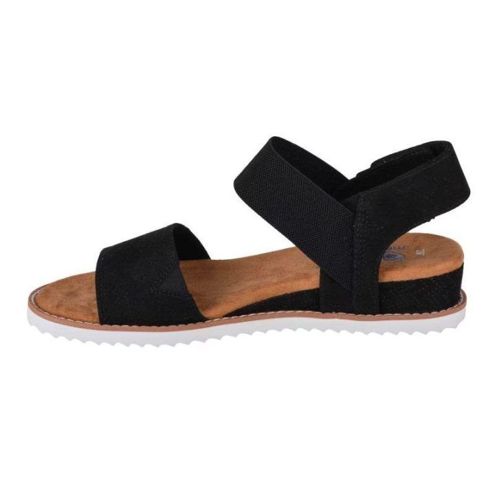 Moteriškos basutės su lipukais Skechers Desert Kiss, juodos
